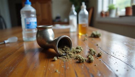 how to clean a metal weed pipe