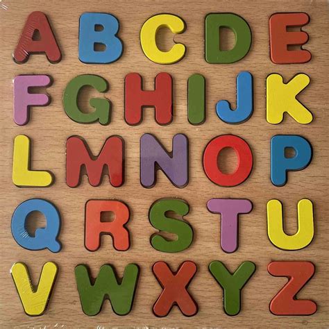 Toys Clearance Alphabet Puzzle Wooden Puzzles for Toddlers 1 2 3 4 5 ...