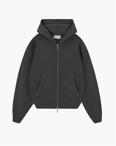 Beast Zip-Up Hoodie Ash – Nude Project