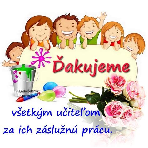 Školský klub detí: Medzinárodný deň učiteľov
