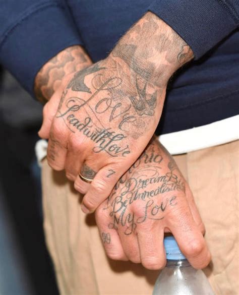 Get closer #davidbeckham #tattoo | David beckham tattoos, Hand tattoos ...