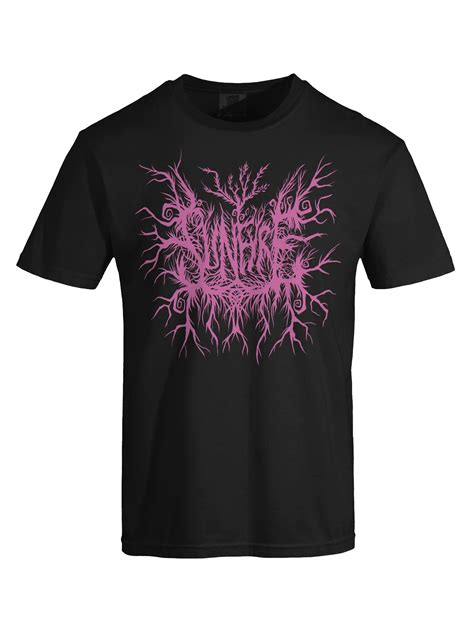 Sunfyre Pink Metal Logo Tee | sunfyretv
