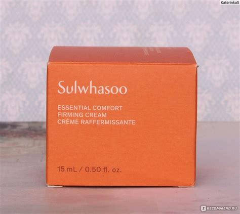 Крем для лица Sulwhasoo Essential Comfort Firming Cream - «Sulwhasoo ...