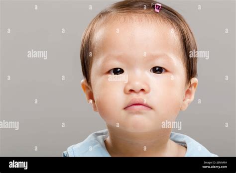 baby girl head shot stock photo alamy