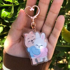 Leebit and Quokka Keychain - Etsy