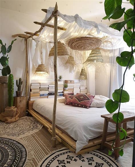 Pinterest | Nature inspired bedroom, Bohemian bedroom design, Bedroom inspirations