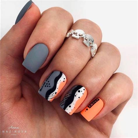 Осенний маникюр 2020: модные тенденции с фото | Chic nails, Short ...