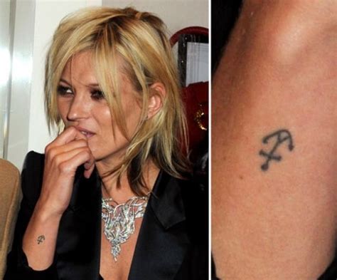 kate moss tattoo celebrity tattoos women celebrity tattoos small