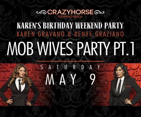 VH1 Mob Wives Stars Renee Graziano & Karen Gravano Celebrate Karen's