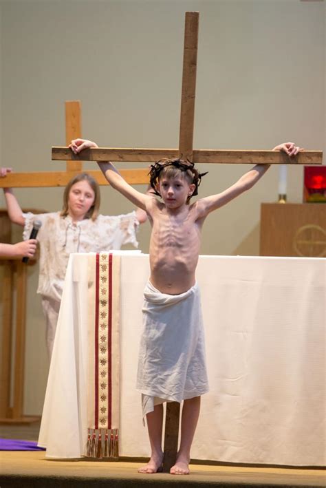 St. Rita School fourth-graders present Living Stations of the Cross