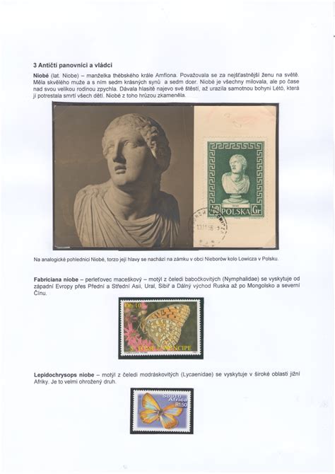 Philatelic exhibit: BUTTERFLIES AND MYTHOLOGY