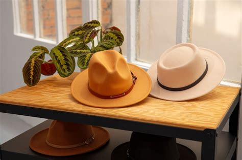 Free Photo | Assortment of stylish fedora hats
