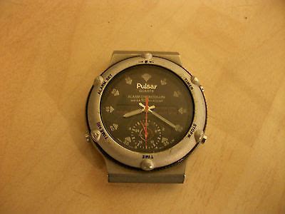 pulsar watch alarm chronograph v600 spares or repair | #498665491