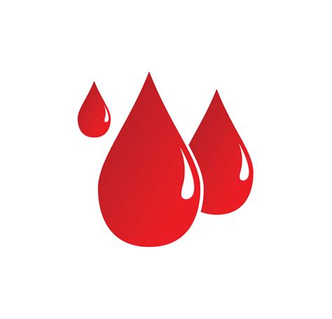 Red blood drop, icon in flat design. 4934515 Vector Art at Vecteezy