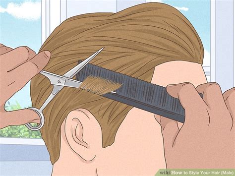 how to style your hair male