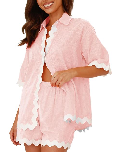 Misng Womens 2024 Summer 2 Piece Matching set Summer Beach Outfits Long