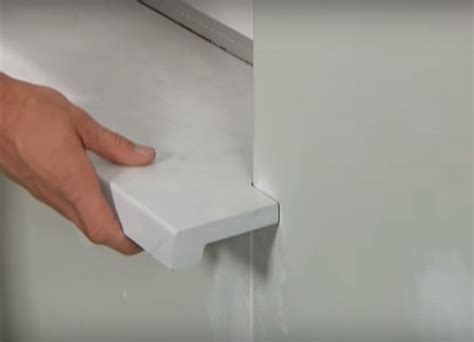 Как установить подоконник?