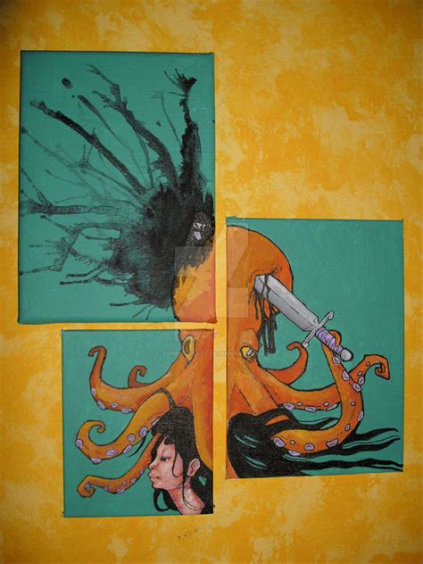 Girl and Octopus by ZombiePirate on DeviantArt