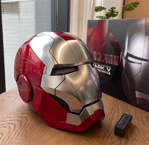 Шлем Железный человек 1:1 MK5 IRON MAN с голосовым / Коллекционный ...