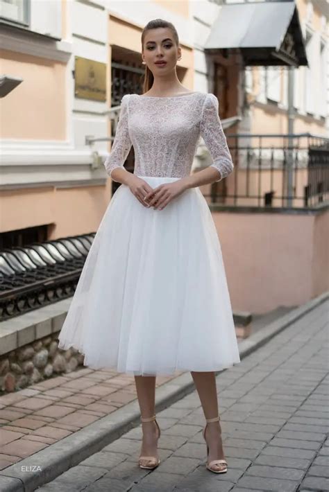 Gorgeous Short Dresses with Long Sleeves for Fall Wedding wedding ideas