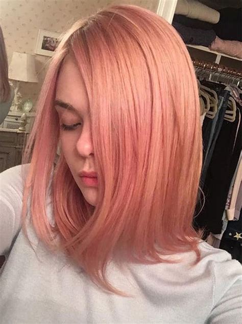 Клубничный блонд - 215 фото волос и выбор краски | Peach hair, Hair ...