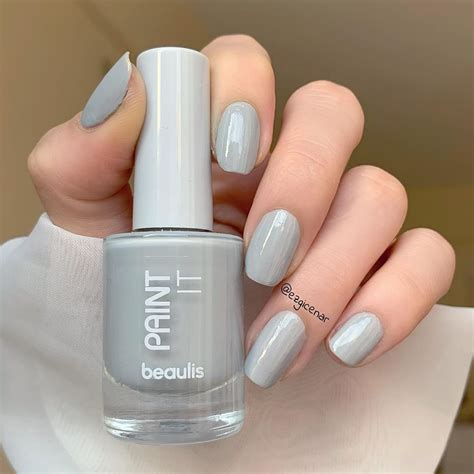 beaulis 405 concrete gray oje #beaulis #gratis | Nail polish, Nails, Polish