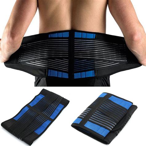 3XL-6XL Neoprene Double Pull Lumbar Lower Back Support Brace Exercise ...
