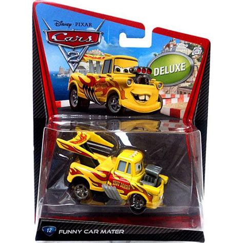Disney Cars Deluxe Oversized Funny Car Mater Diecast Car - Walmart.com ...