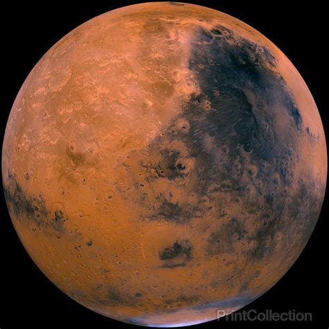 Print Collection - Mosaic of the Syrtis Major hemisphere of Mars