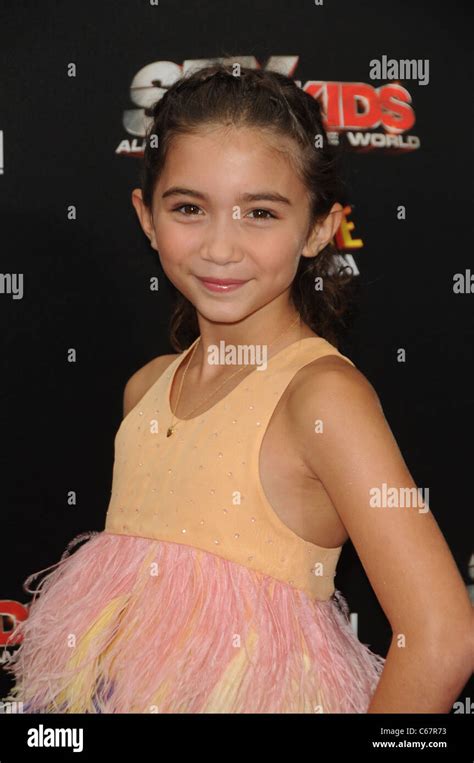 Rowan Blanchard at arrivals for World Premiere of SPY KIDS: ALL THE ...