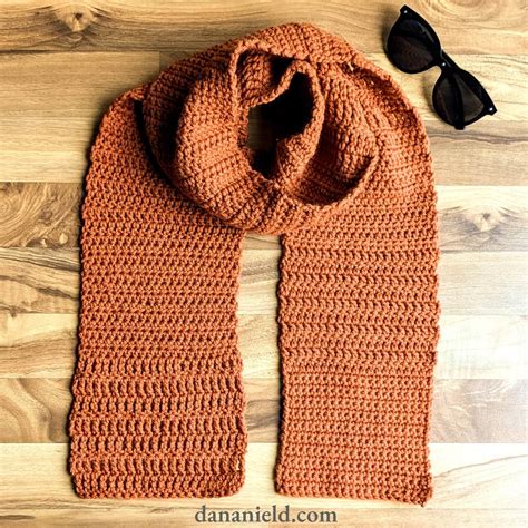 scarf crochet pattern for men 6