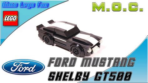 Ford Mustang Shelby GT500 Лего самоделка Форд Мустанг Шелби ГТ500 #43 ...