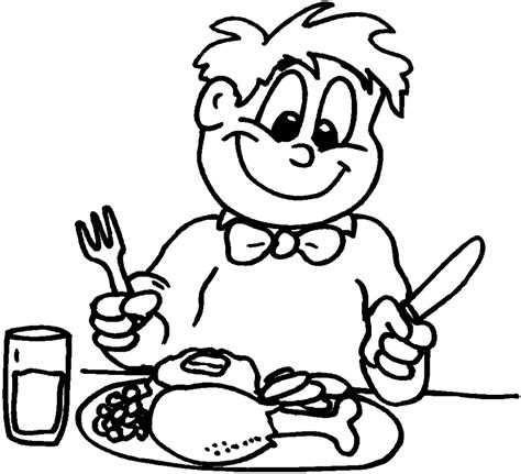 Download High Quality eating clipart black white Transparent PNG Images ...