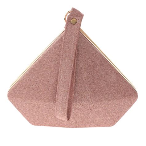 Muy Fancy Roomy Diamond Shape Clutch – Pink #710 - MuyFancy