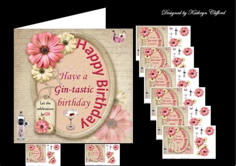 GINtastic Birthday - CUP870547_2340 | Craftsuprint