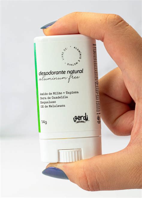 Melhor Desodorante Sem Aluminio - Desodorante Natural Stick Sem Alumínio | Verdi Natural