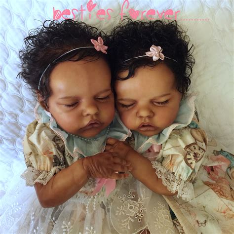 Twins 17 real lifelike twins sister atalanta and leste reborn baby doll