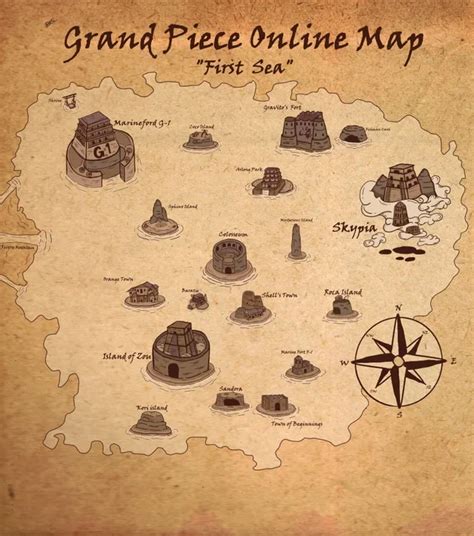 GPO First Sea Map: A Complete Handbook - Connection Cafe