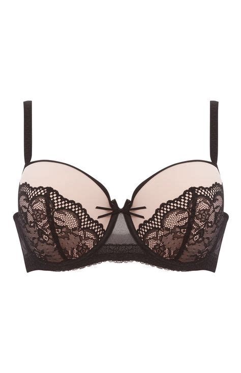 Primark - Black Pink Insert Lace Bra D-F Cup | Кружевной бюстгальтер ...