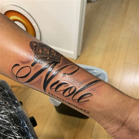 Princess Crown Tattoos With Names