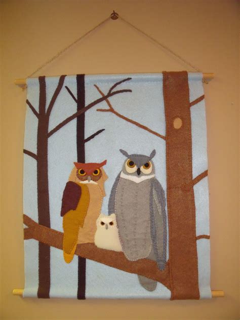 Felt applique wall hanging | Applique wall hanging, Felt applique, Wall ...