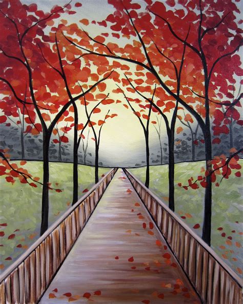 I'm headed to Muse Paintbar! | Perspective art, Easy canvas painting ...