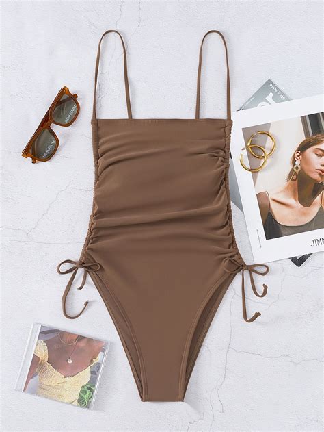 Brown One Piece Swimsuit Target at Arthur Thurlow blog