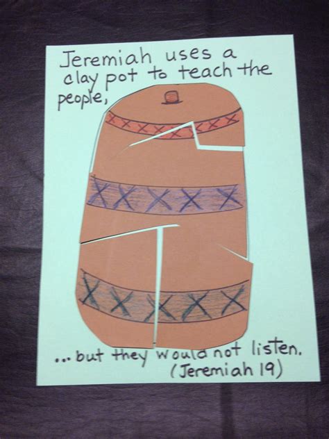 Children's Bible Lessons: Lesson - Jeremiah