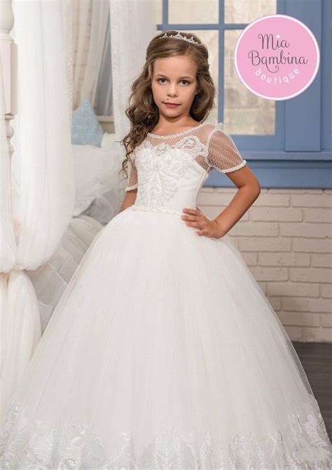 Columbus Girls First Communion Dress | Mia Bambina Boutique