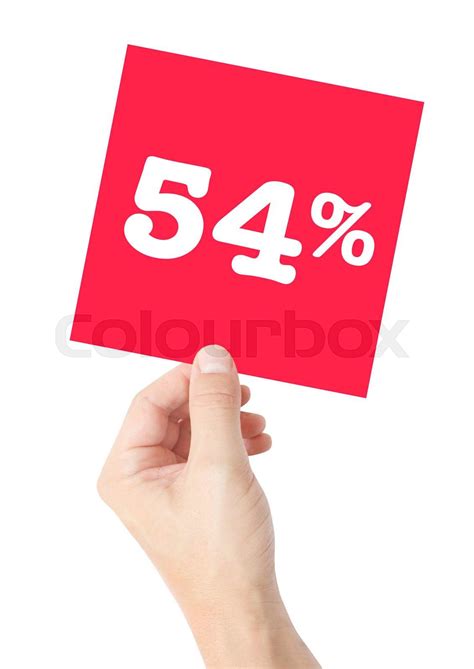 54 percent | Stock image | Colourbox