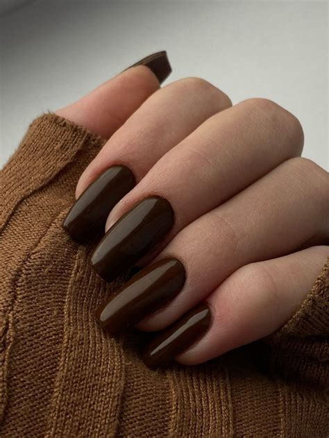 Pin on N a i l s | Brown nails, Stylish nails, Chic nails