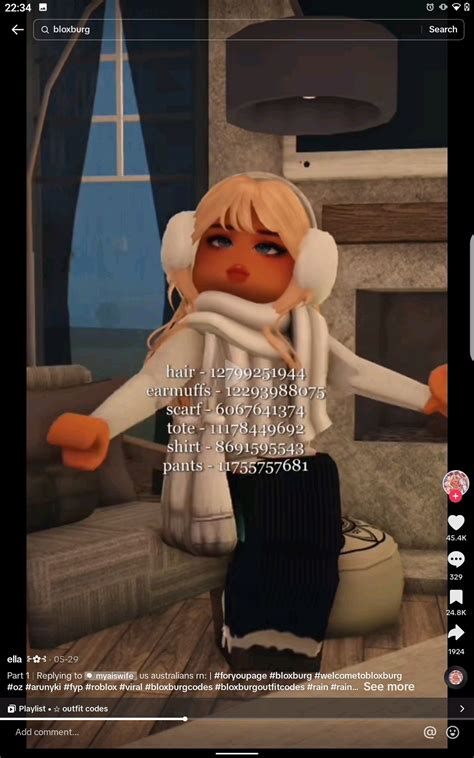 bloxburg outfit codes 3
