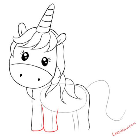 Как нарисовать радужного единорога | Lessdraw
