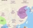 History map of Ancient Chin when Confucianism is being founded